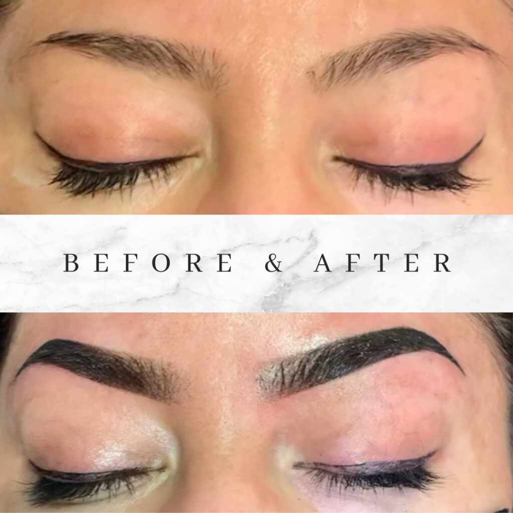 Las vegas ombre powder brows nab nail bar | nails lashes and beauty in las vegas