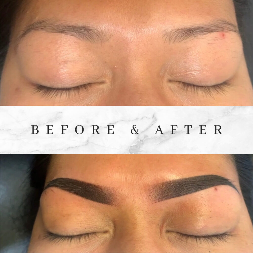 Las vegas ombre brows  nab nail bar | nails lashes and beauty in las vegas
