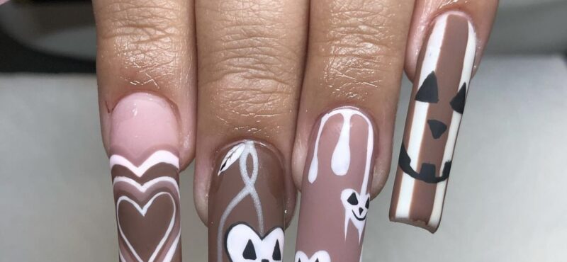 cute halloween nails