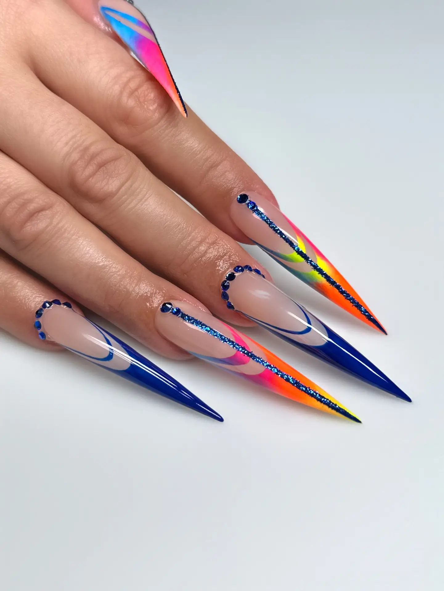 Shindy nail work at NAB Nail Bar in Las Vegas
