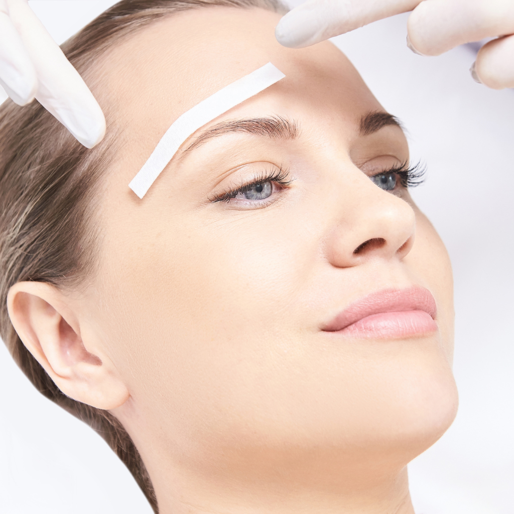 Professional eyebrow waxing service for perfectly shaped brows at NAB Nail Bar in Las Vegas