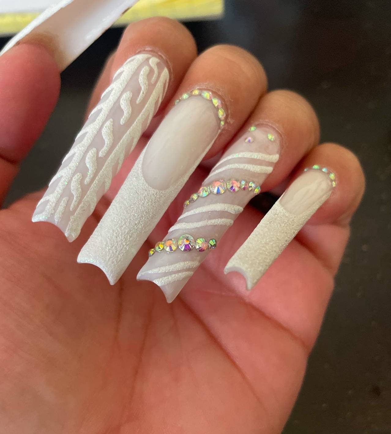Vivian nail work at NAB Nail Bar in Las Vegas