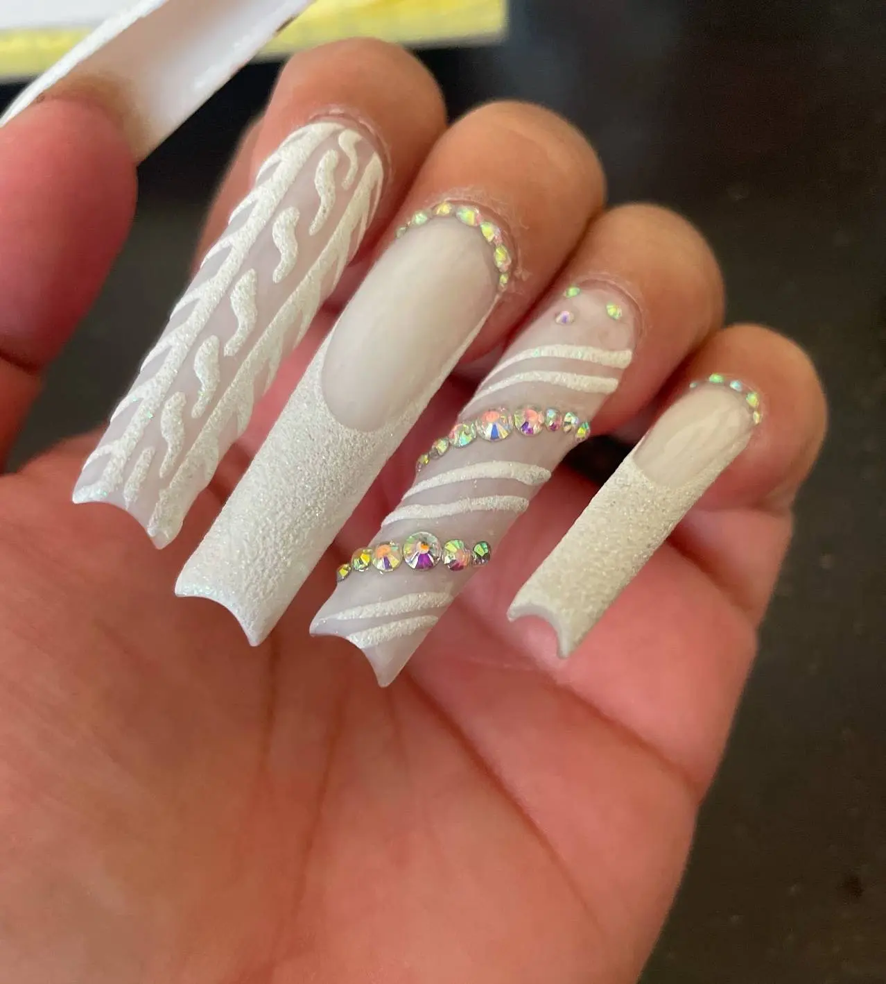 Vivian nail work at NAB Nail Bar in Las Vegas