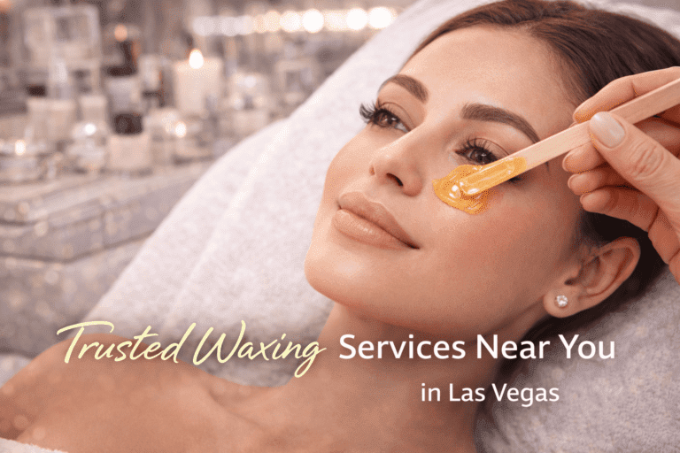 eyebrow waxing in las vegas salon Eyebrow waxing in a Las Vegas salon — NAB Nail Bar