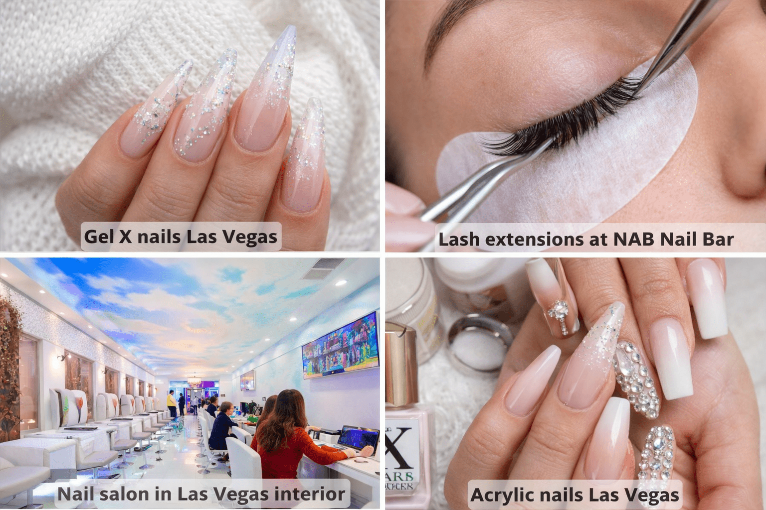 Gel x nails las vegas nab nail bar | nails lashes and beauty in las vegas