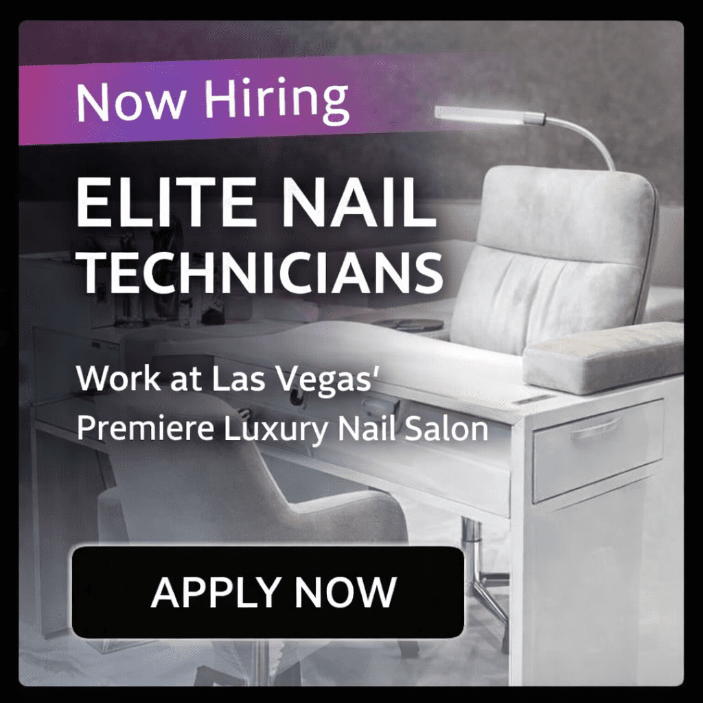 Modern luxury nail salon station at nab nail bar in las vegas now hiring nail technicians nab nail bar | nails lashes and beauty in las vegas
