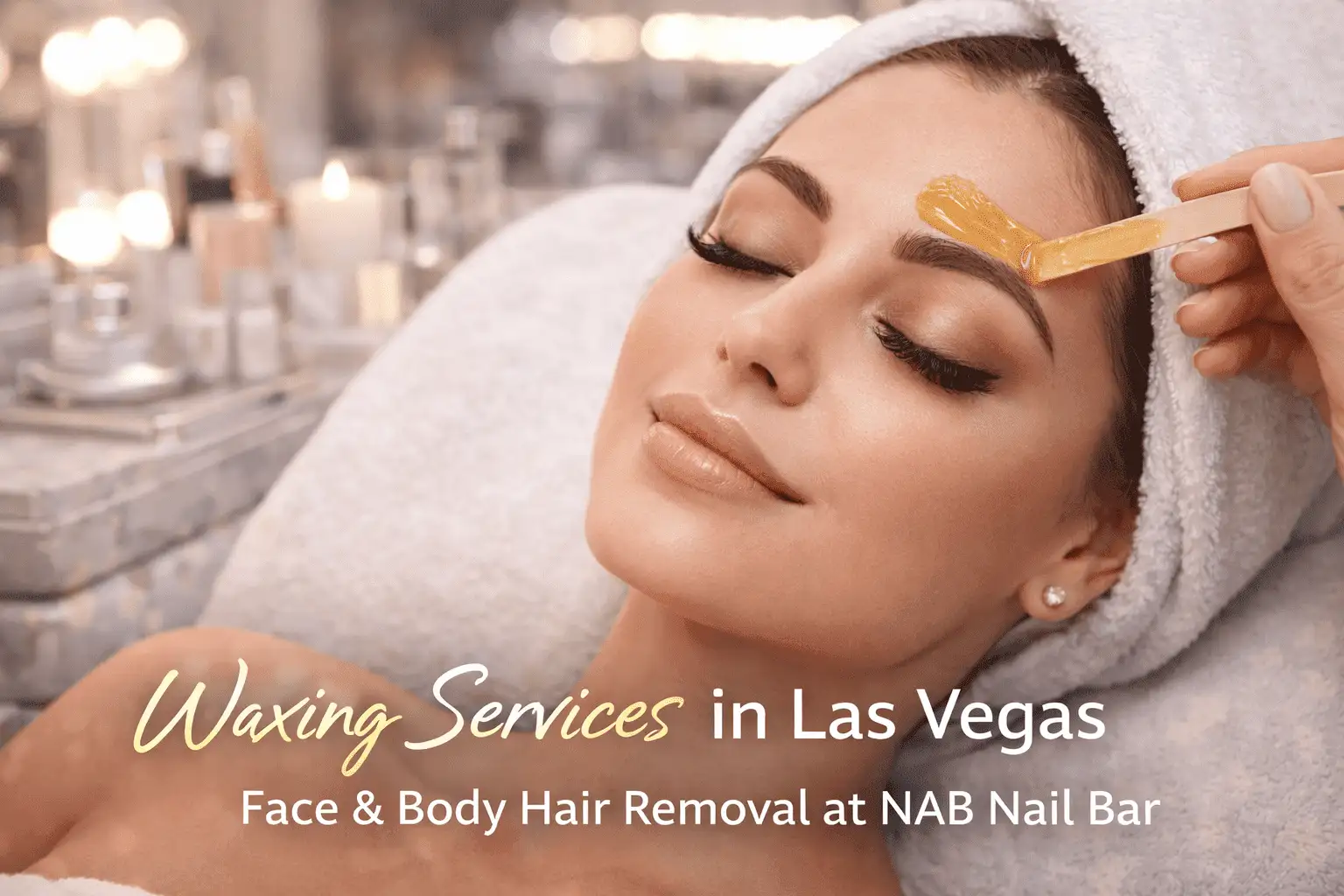 Facial waxing services in Las Vegas at NAB Nail Bar