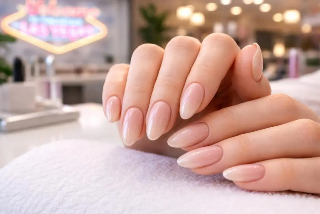 Builder gel nails in las vegas nab nail bar | nails lashes and beauty in las vegas