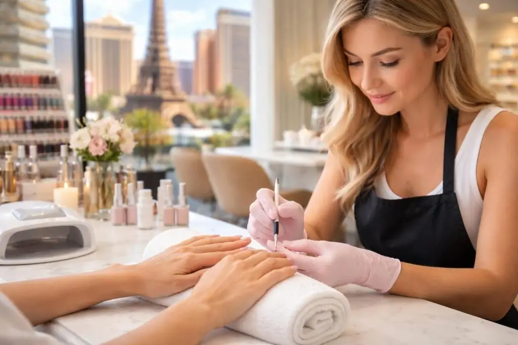Glazed nails in las vegas nab nail bar | nails lashes and beauty in las vegas
