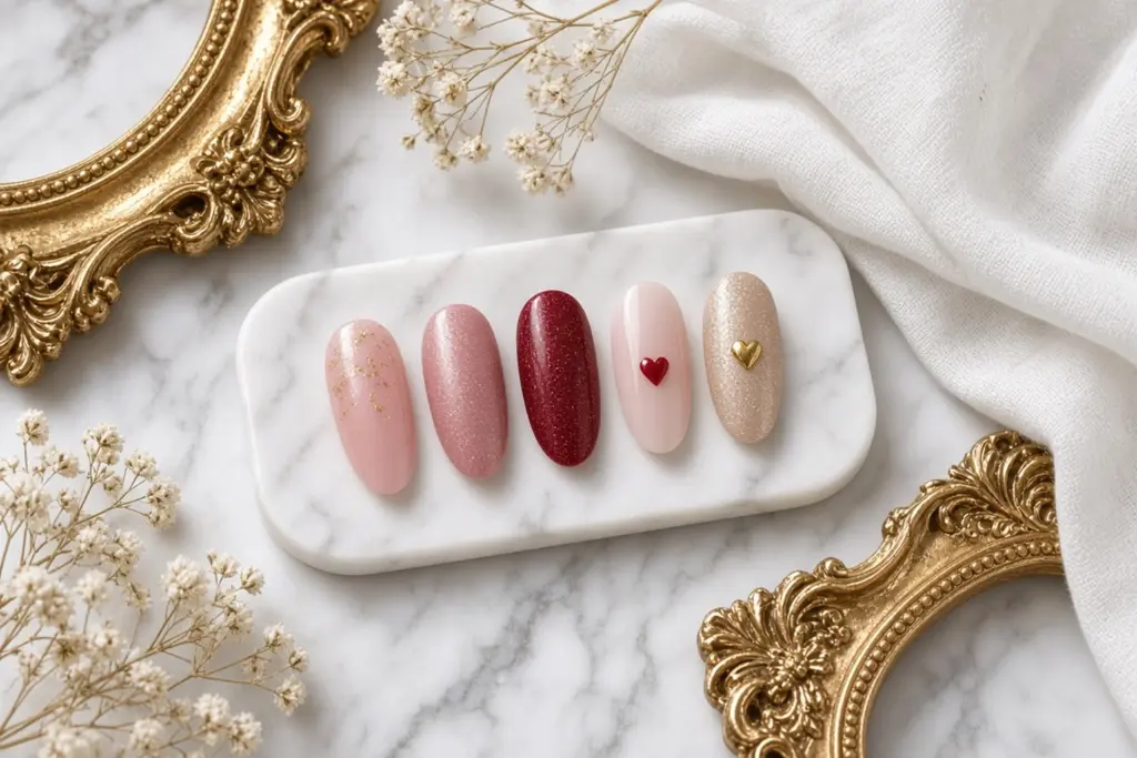 Valentines Day Nail Art Trends Las Vegas Nab Nail Bar | Nails Lashes and Beauty in Las Vegas Valentines day nail art in pink and red at nab nail bar las vegas nab nail bar | nails lashes and beauty in las vegas