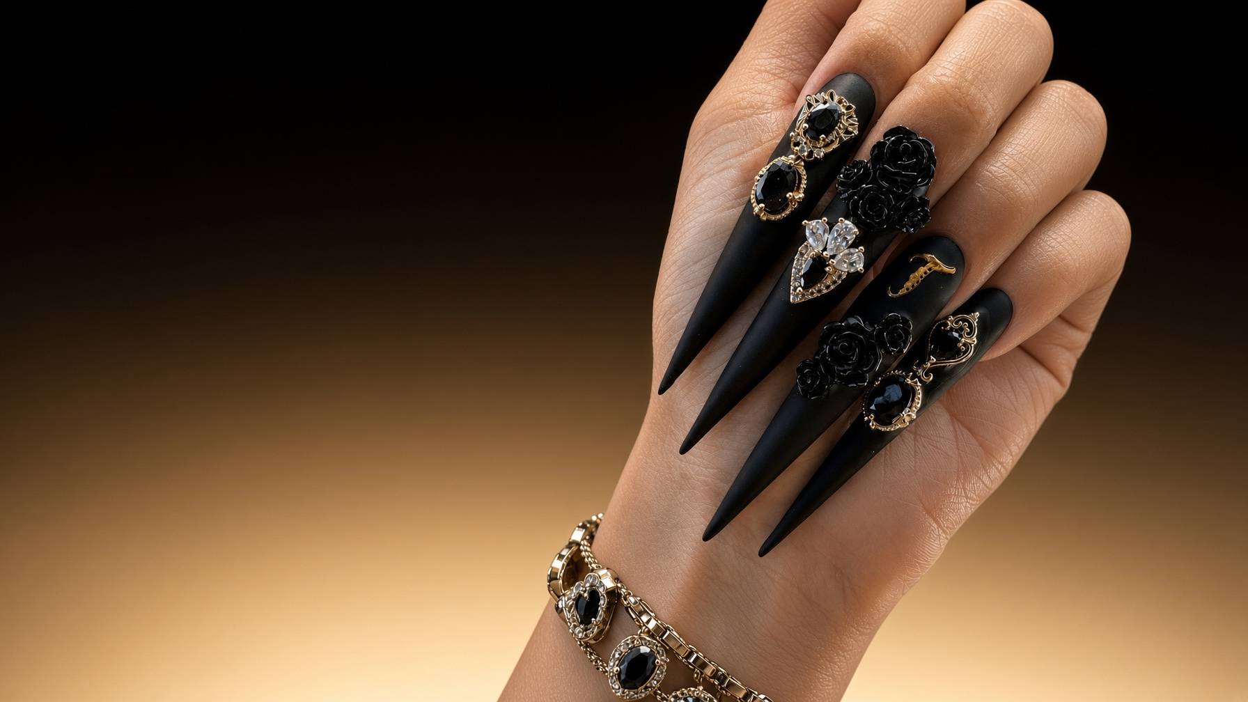 Asia nail work at NAB Nail Bar in Las Vegas