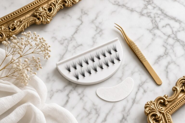 Benefits of High Quality Eyelash Extensions Las Vegas Nab Nail Bar | Nails Lashes and Beauty in Las Vegas Professional eyelash extension trays and tweezers at nab nail bar in las vegas nab nail bar | nails lashes and beauty in las vegas