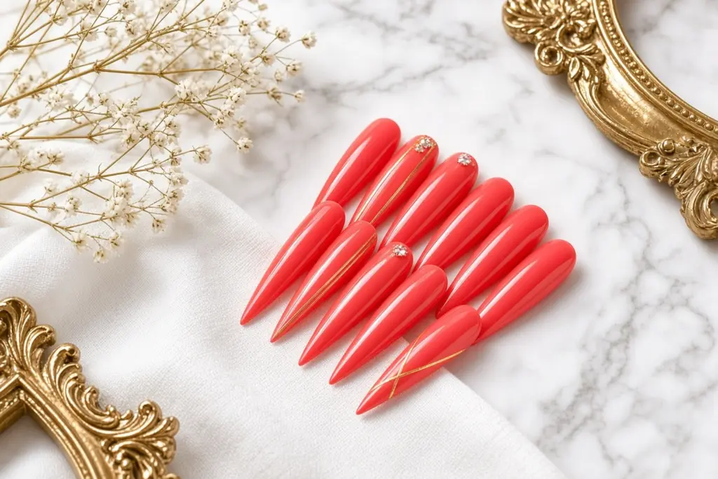 Stylish nail extensions shaped and finished at nab nail bar in las vegas nab nail bar | nails lashes and beauty in las vegas