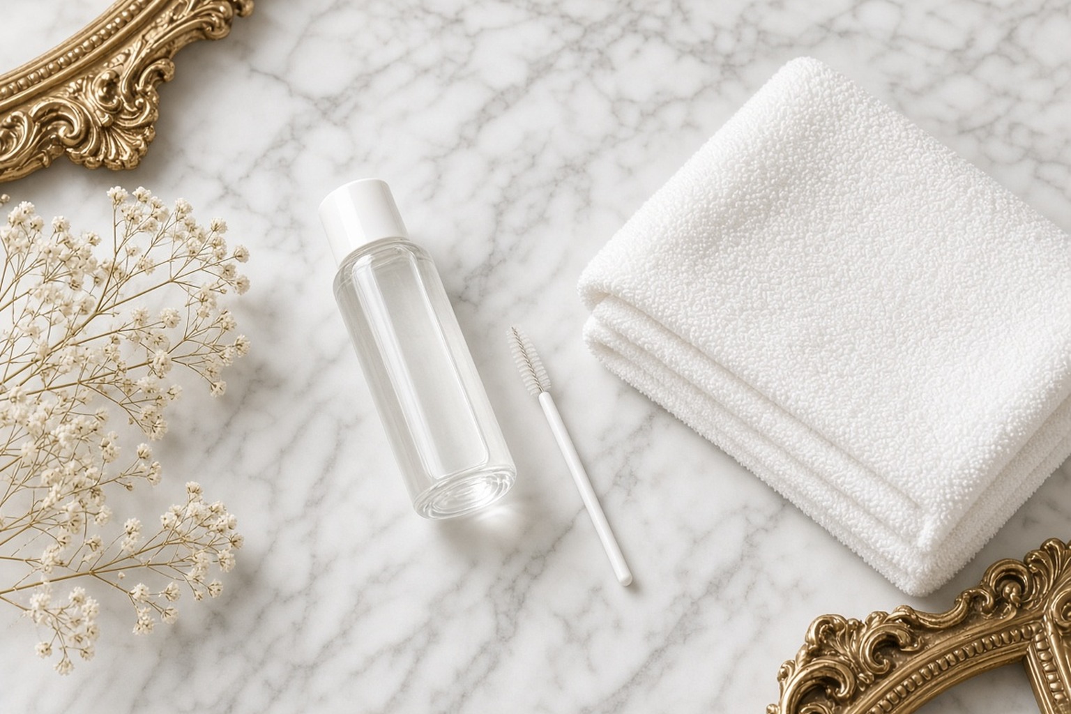 Volume lash extension aftercare at NAB Nail Bar in Las Vegas