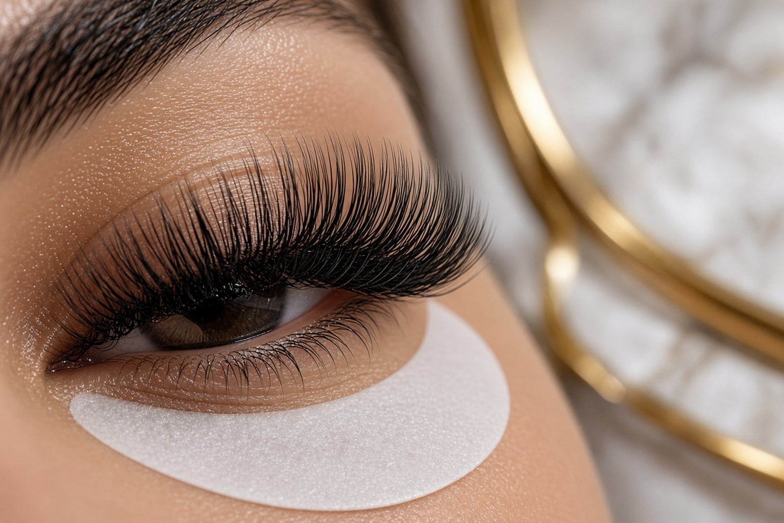 Handmade volume lash fans used for mega volume sets at NAB Nail Bar in Las Vegas
