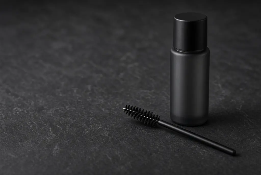 Lash cleanser and spoolie brush used for lash extension aftercare at NAB Nail Bar