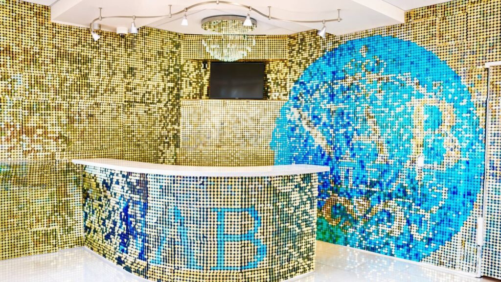 The front desk at NAB Nail Bar nail salon in Las Vegas
